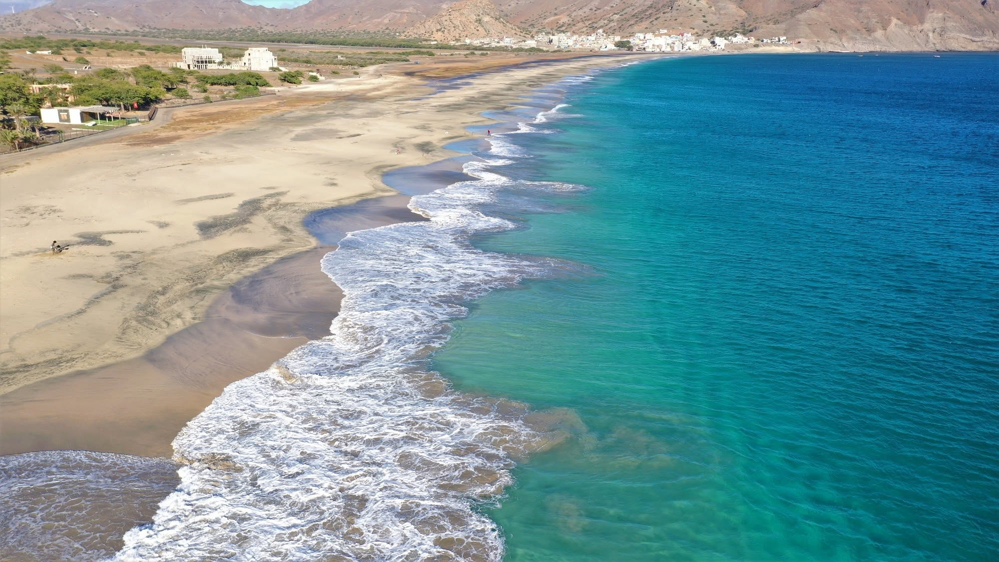 Kust en dorpsomgeving van São Pedro op São Vicente